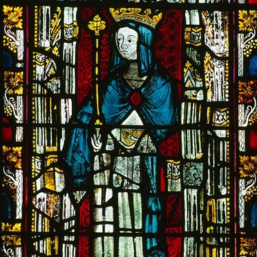 The Hild window at Christ Church, Oxford (Source: image courtesy of English Heritage)